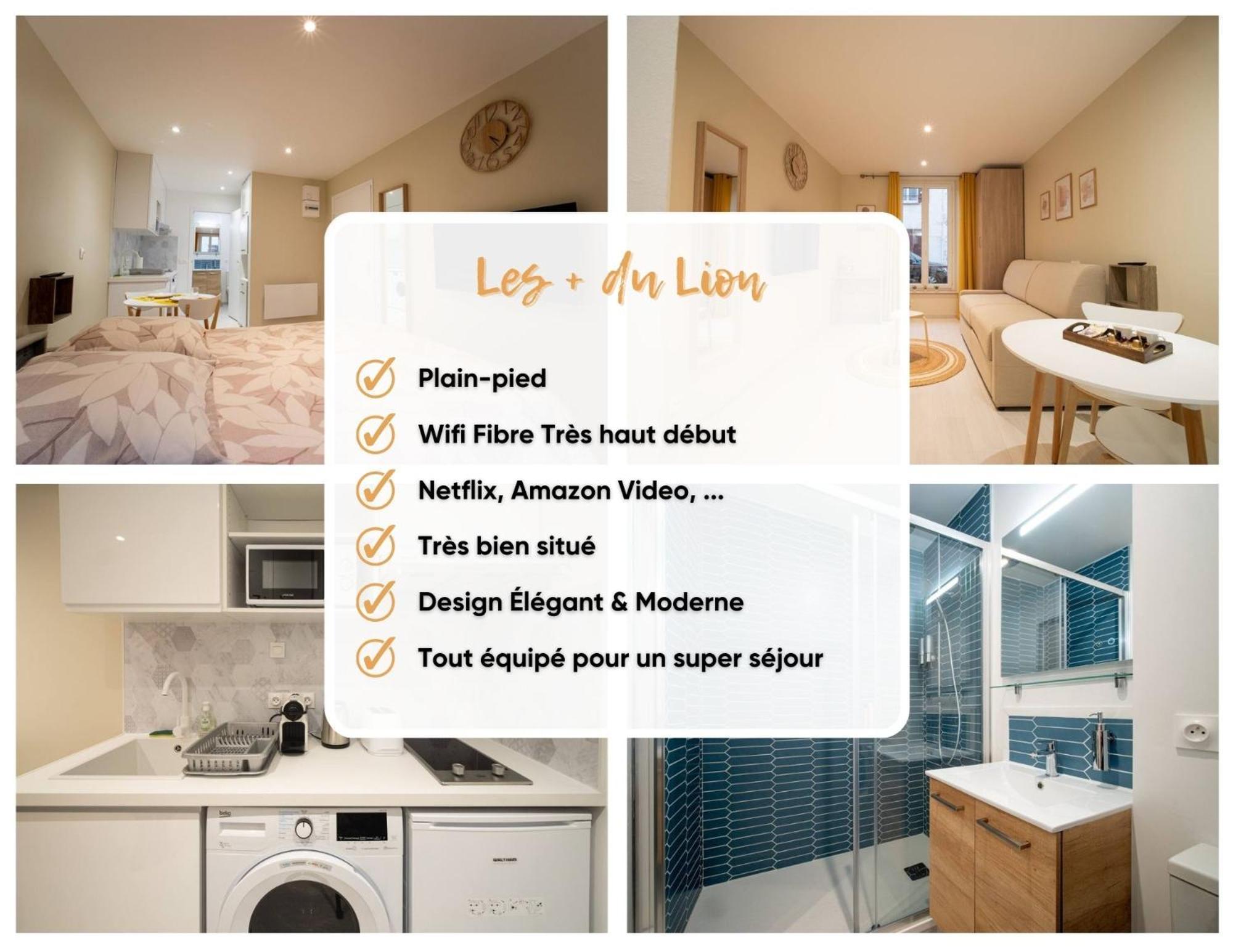 Le Lion - Plain-Pied, Wifi, Yt Premium - 2Rfhomes Château-Thierry Buitenkant foto